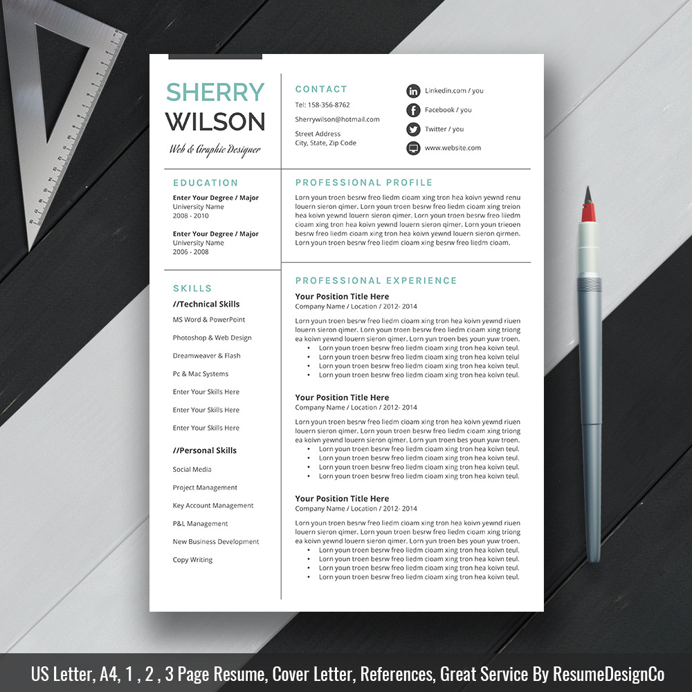 Cover Letter With References from www.resumedesignco.com