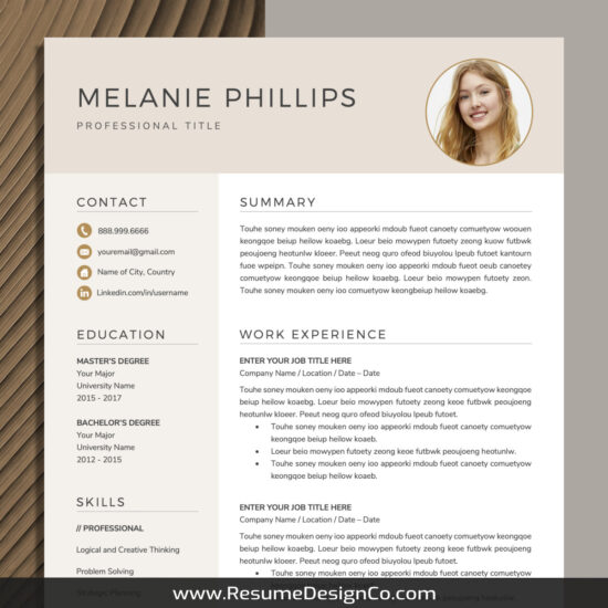 ResumeDesignCo.com – Professional Resume Templates and Simple Planner ...