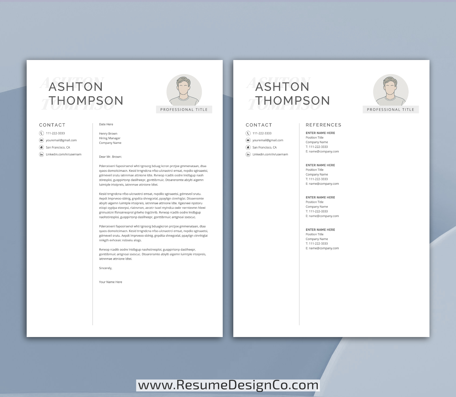 www.resumedesignco.com-Resume Template for MS Word-ASHTON-4