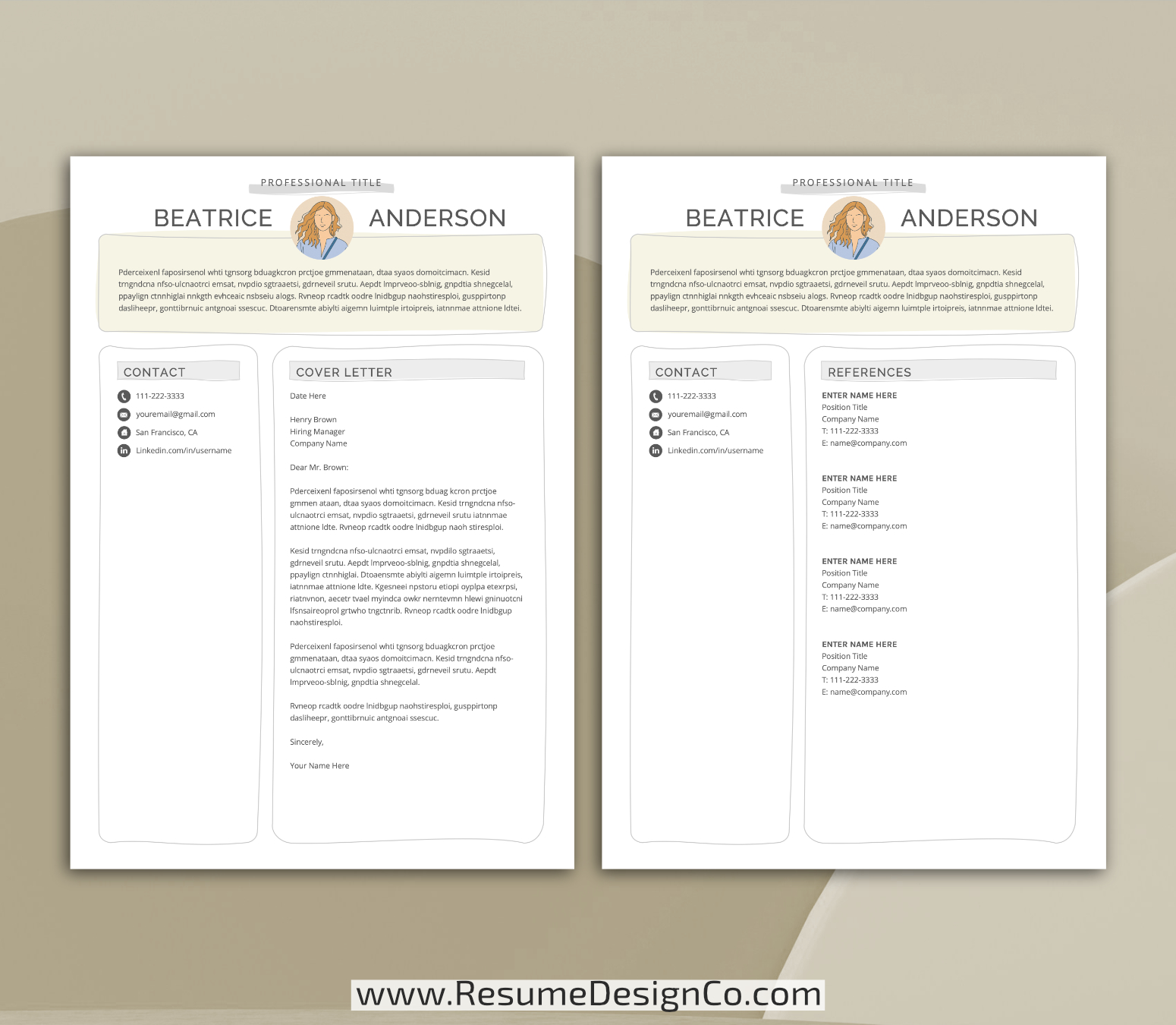 www.resumedesignco.com-Resume Template for MS Word-BEATRICE-4