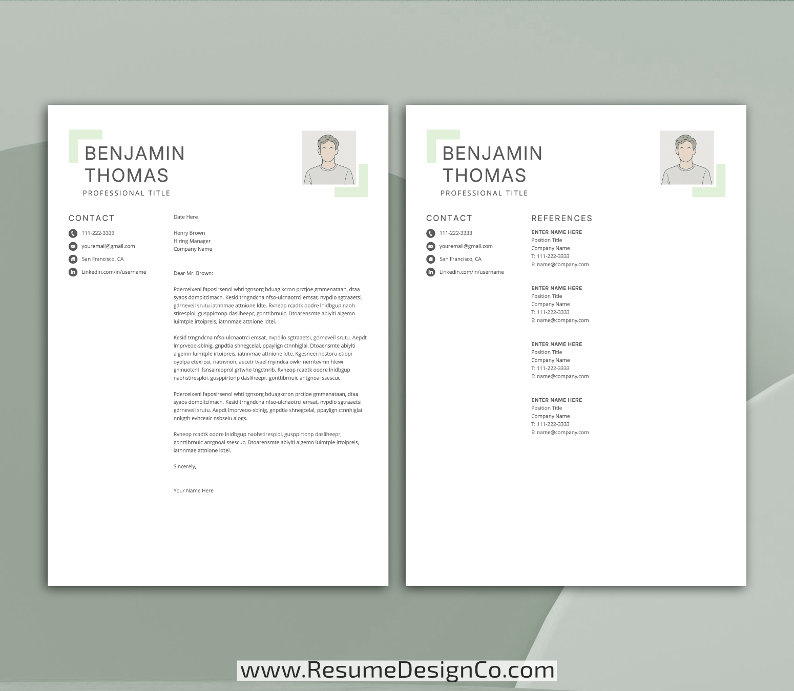www.resumedesignco.com-Resume Template for MS Word-BENJAMIN-4