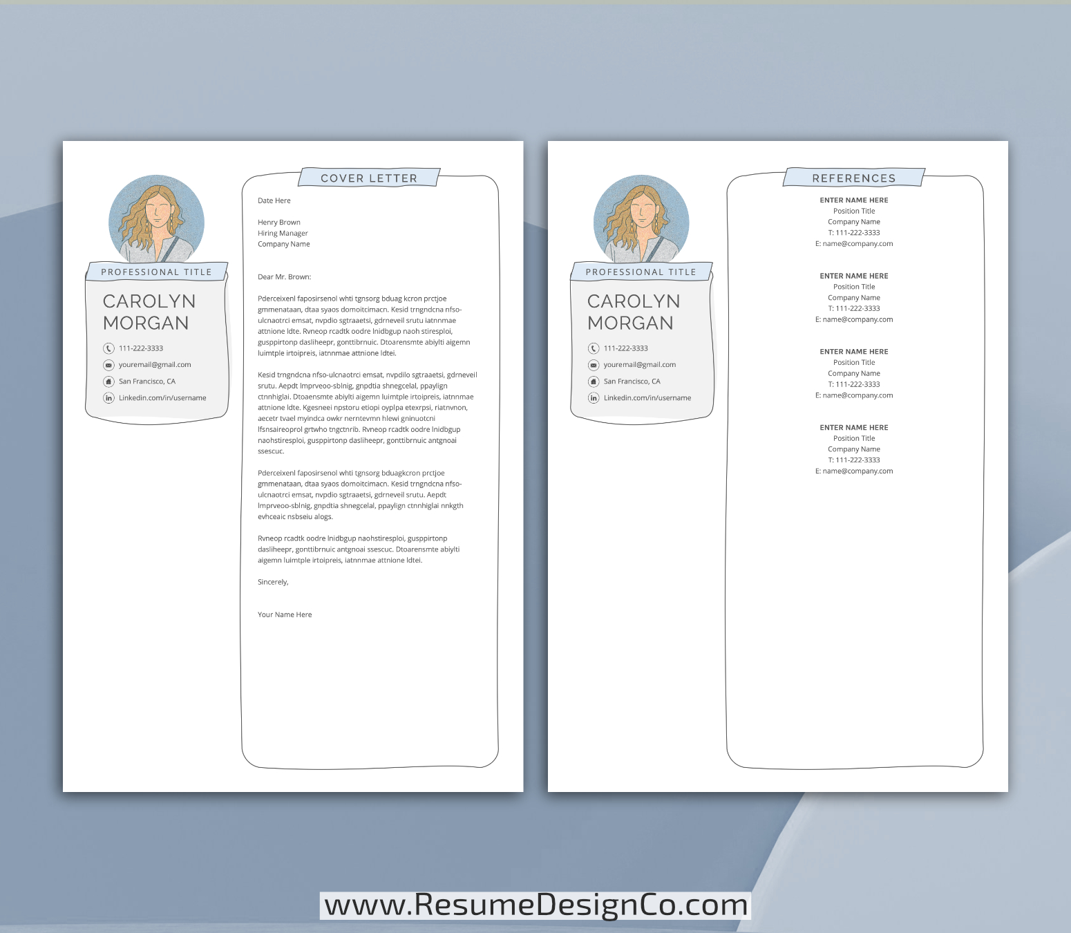 www.resumedesignco.com-Resume Template for MS Word-CAROLYN-4