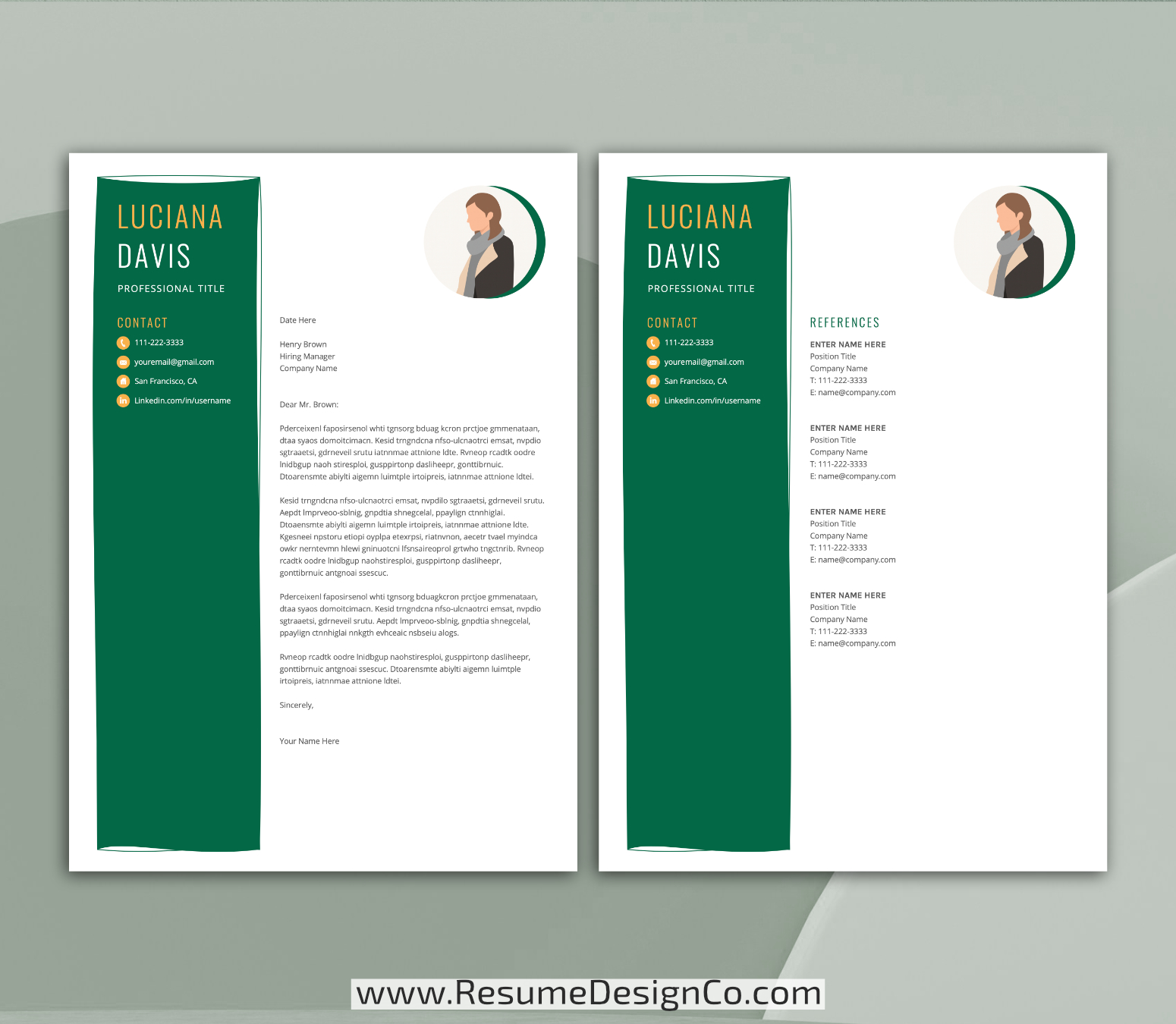 www.resumedesignco.com-Resume Template for MS Word-LUCIANA-4