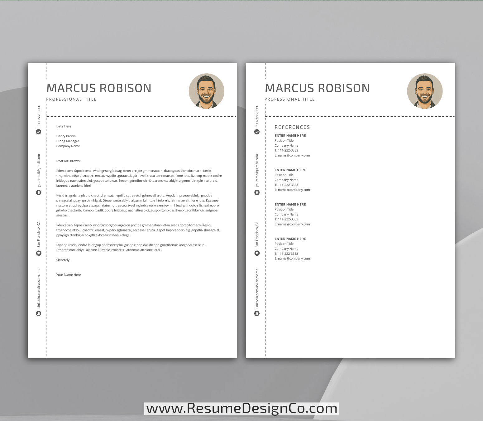 www.resumedesignco.com-Resume Template for MS Word-MARCUS-4