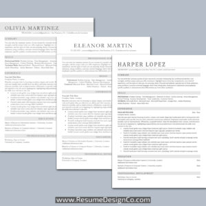 ATS Friendly Resume Template for MS Word, Professional ATS CV Template