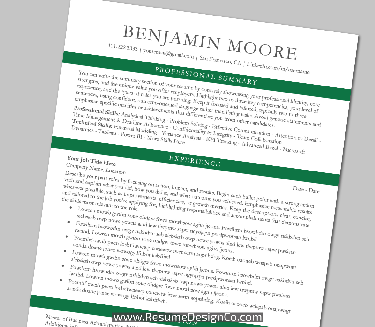 resumedesigcon.com-ats resume