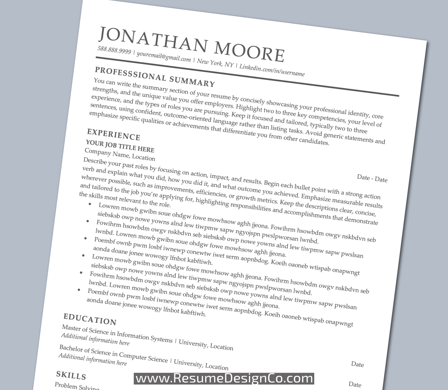 resumedesigcon.com-ats resume