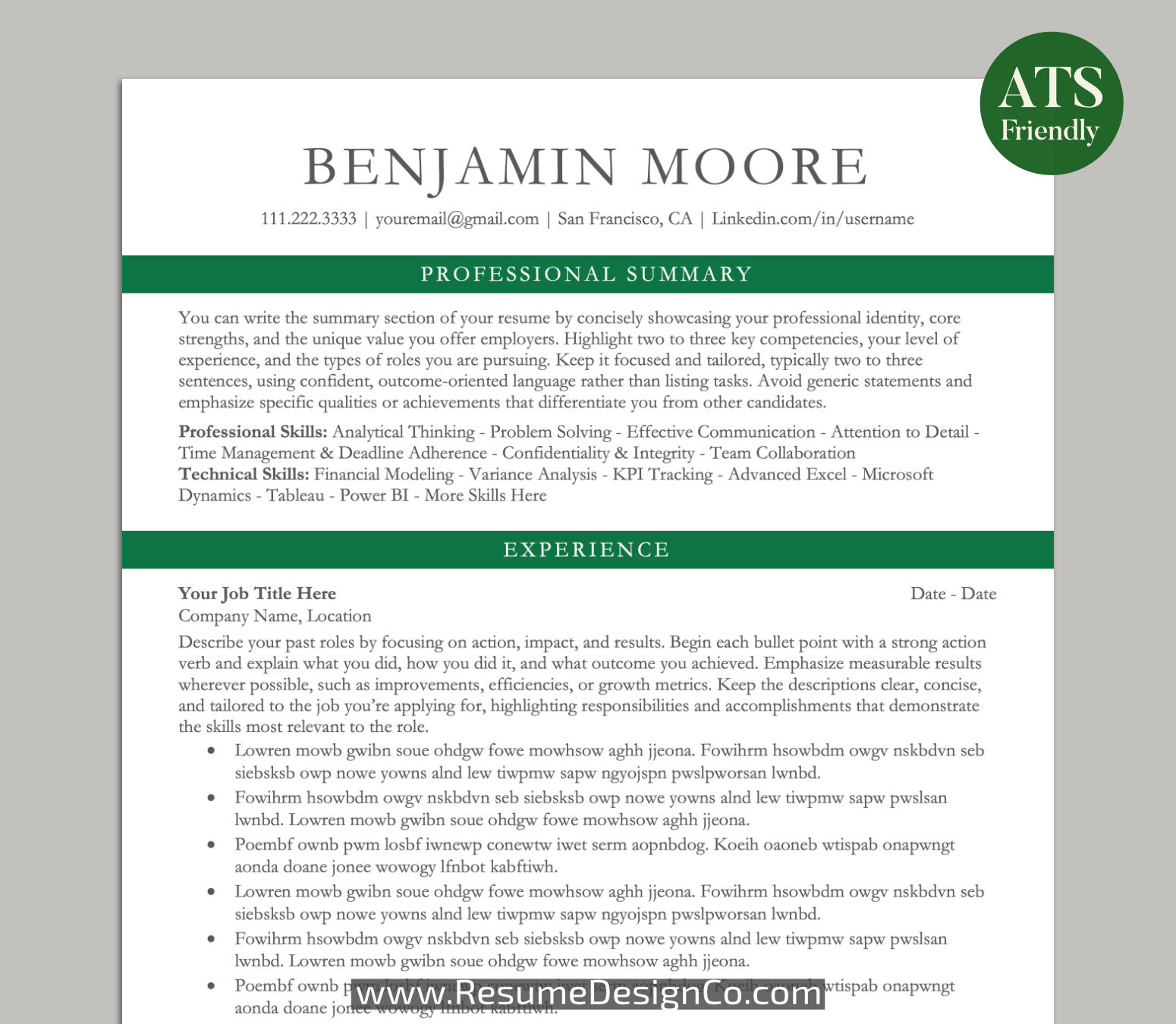 resumedesigcon.com-ats resume